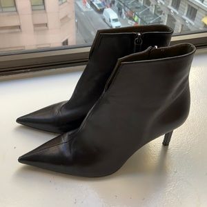 Zara low heel boots size 41 US size 10
